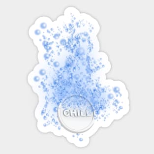 Chill Pill Anti-Stress Tablet Sticker